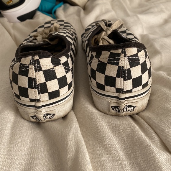 Checked vans. Size 7.5. - Picture 4 of 5